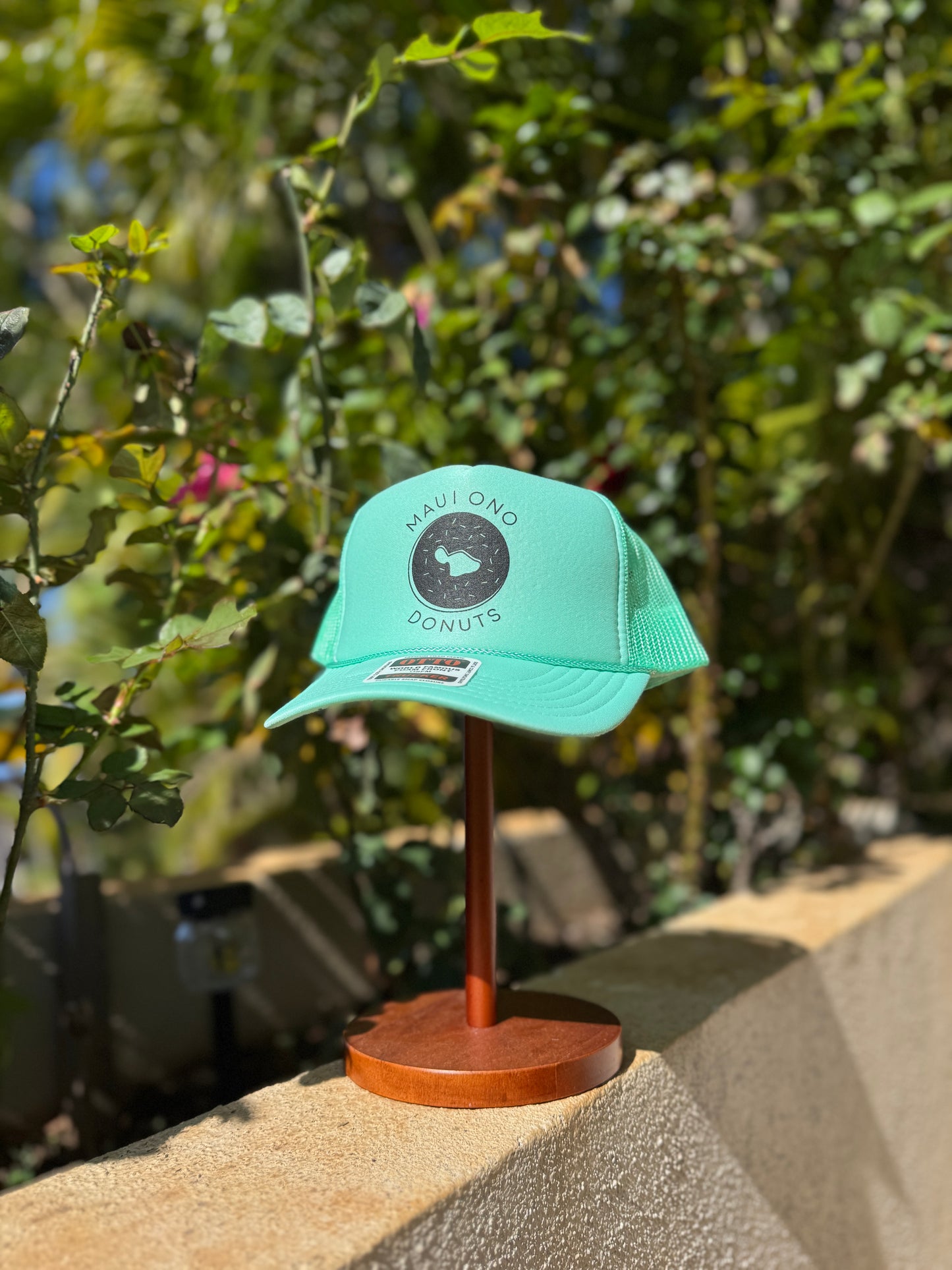 Aquamarine / Black Logo Trucker Hat