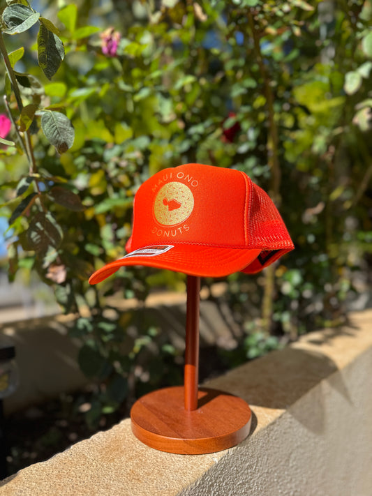 Orange / Gold Logo Trucker Hat